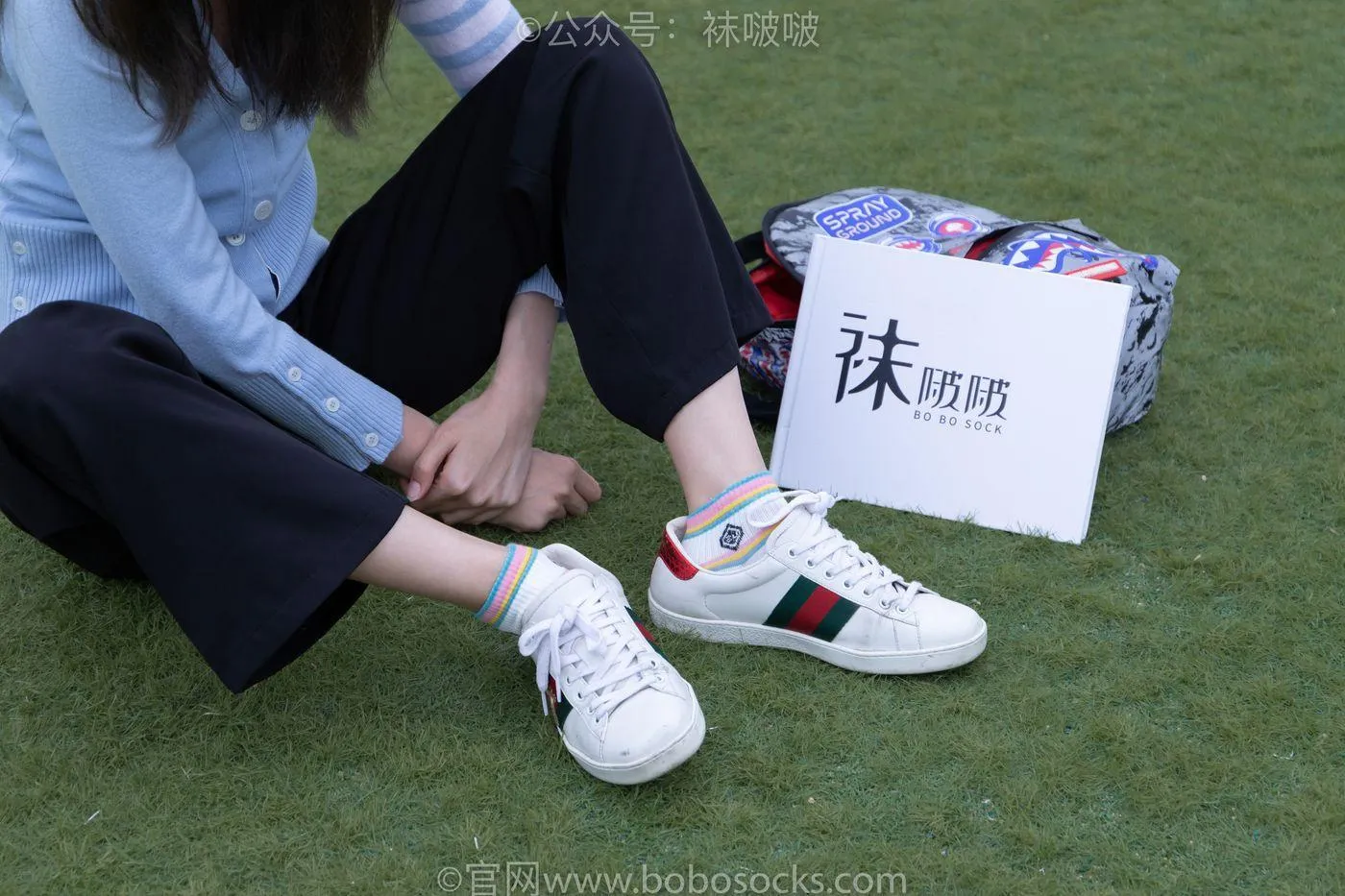 [BoBoSocks袜啵啵]NO.021 泡芙-板鞋、白棉袜、裸足 [131P]插图